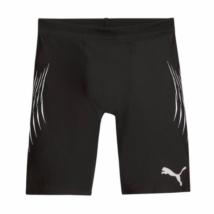 Krótkie legginsy Puma Run Elite odblaskowe w kolorze czarnym