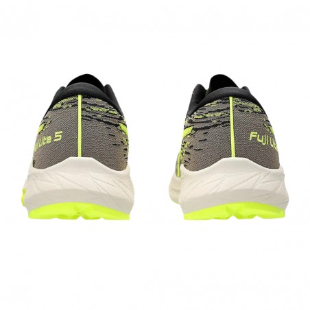 Asics Fuji Lite 5 Black Yellow  Running Shoes