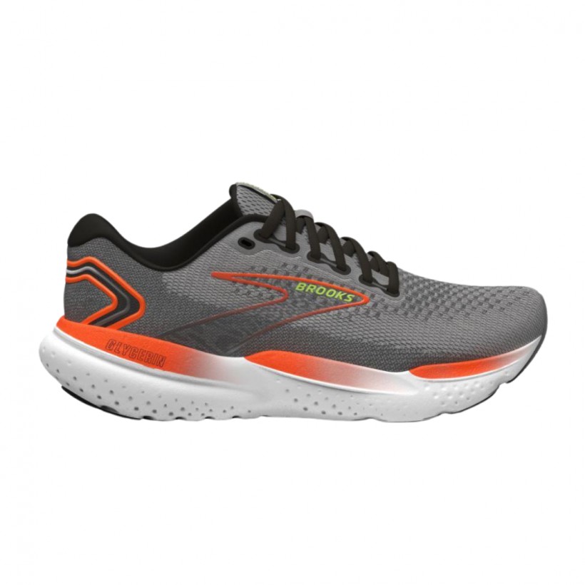 Brooks Glycerin 21 Grau Orange  Schuhe