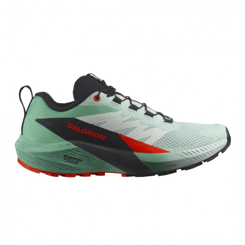 Scarpe Salomon Sense Ride 5 Verde Nero  Donna