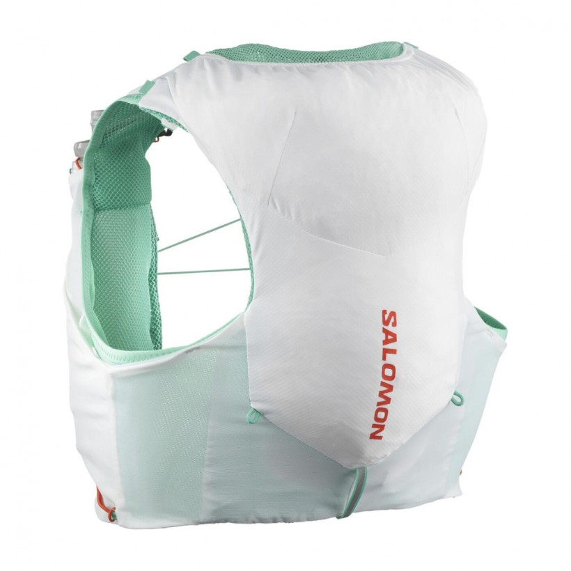 Gilet da Corsa Salomon ADV Skin 5 Set Bianco Verde