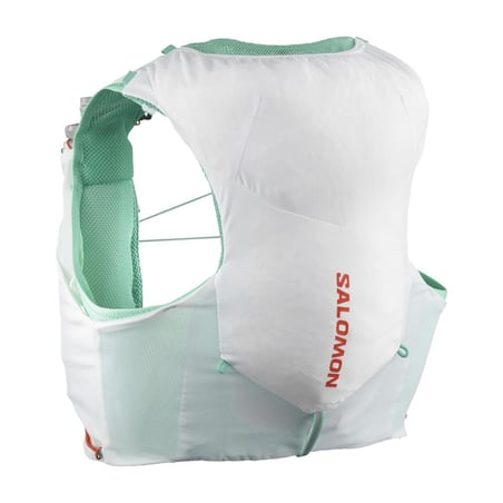 Chaleco de Running Salomon ADV Skin 5 Set Blanco Verde