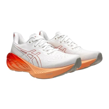 Chaussures Asics Novablast 4 Blanc Orange