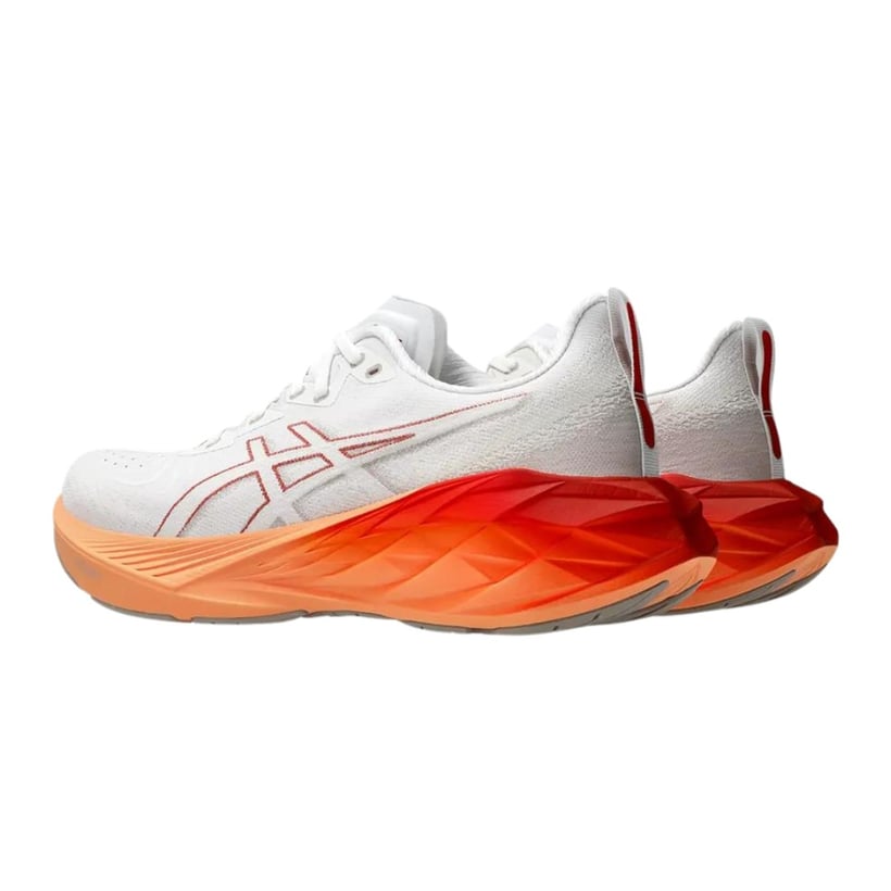 Chaussures Asics Novablast 4 Blanc Orange