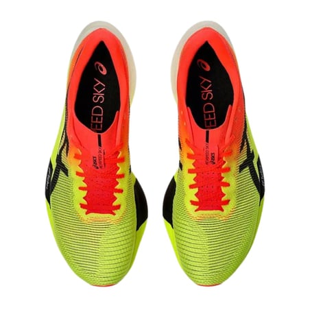 Zapatillas Asics Metaspeed Sky Paris Amarillo Rojo Unisex