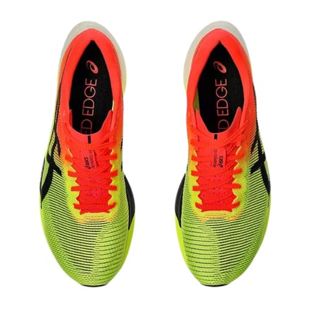 Chaussures Asics Metaspeed Edge Paris jaune rouge
