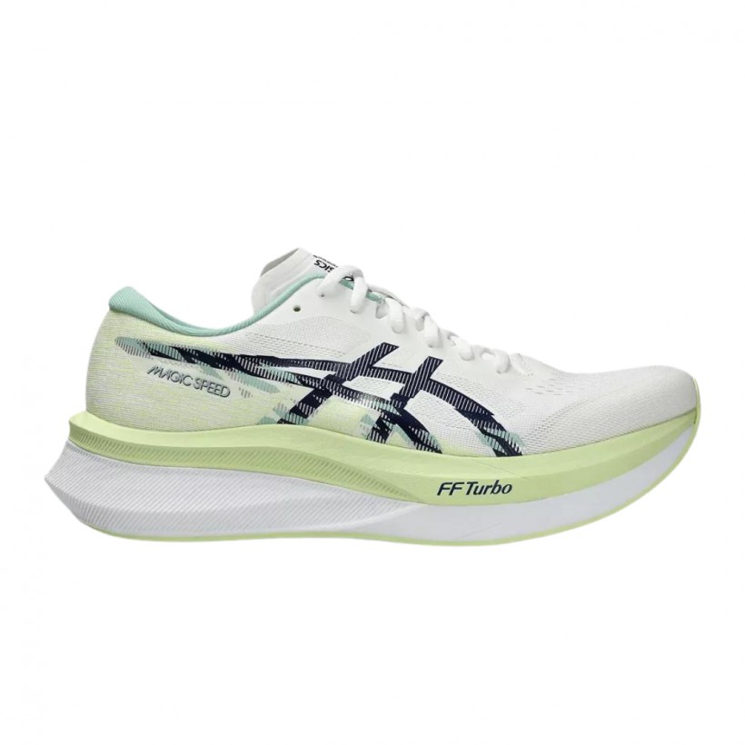 Scarpe Asics Magic Speed 4 Bianco Verde