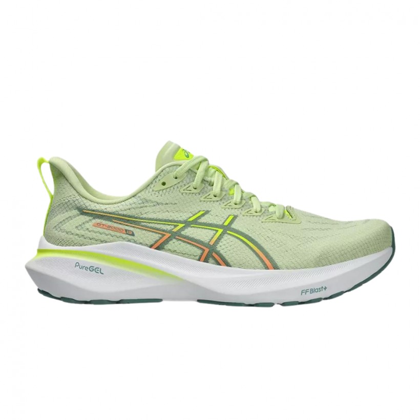 Baskets Asics GT-2000 13 Vert Jaune