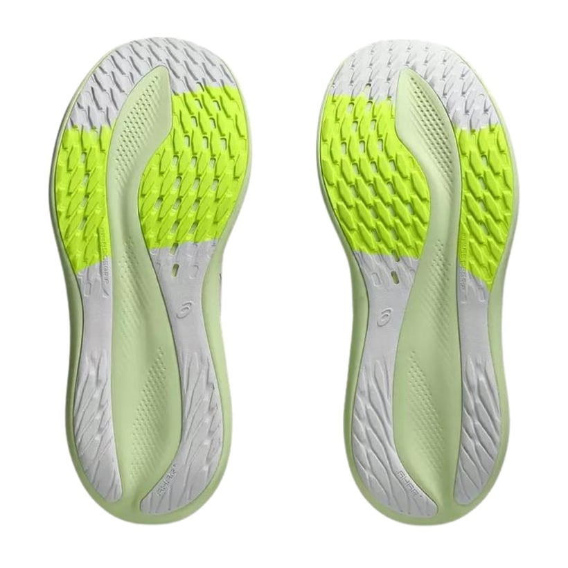 Chaussures Asics Glideride Max Beige Vert  Femme