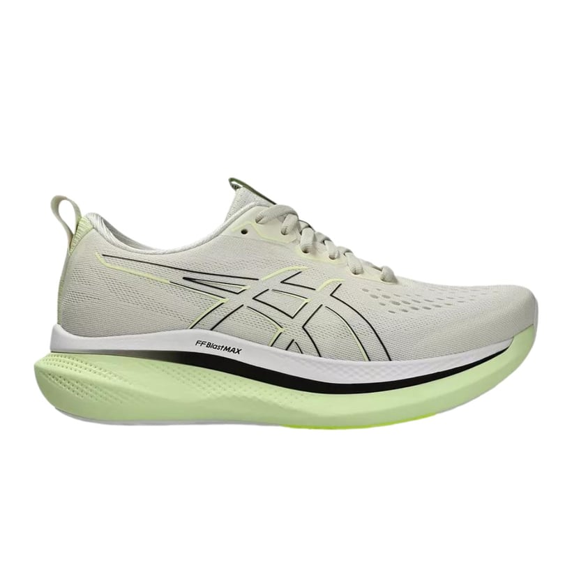 Asics Glideride Max Beige Groene Dames Sneakers