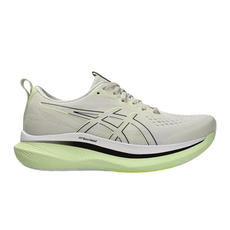 Ténis Asics Glideride Max Bege Verde  feminino