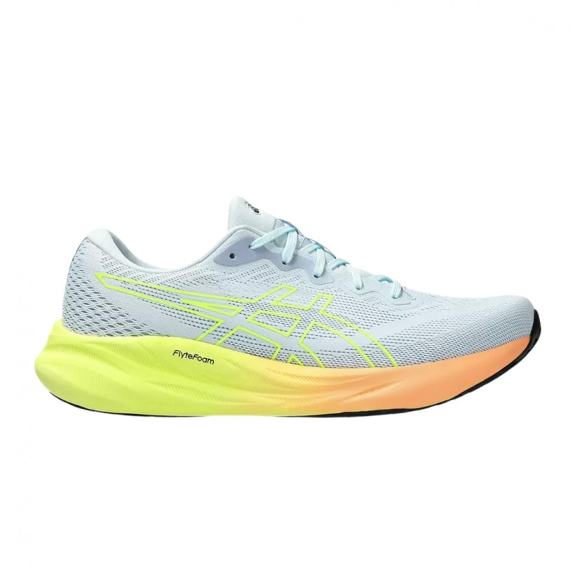 Asics Gel-Pulse 15 Grau Gelb  Laufschuhe