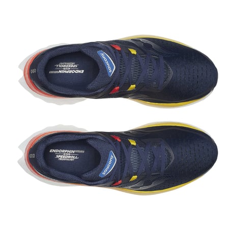 Chaussures Saucony Endorphin Speed 4 Bleu Marine Jaune