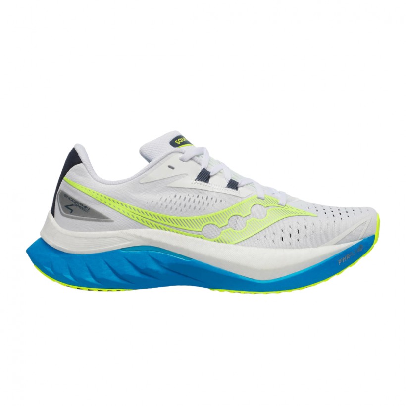 Baskets Saucony Endorphin Speed 4 Blanc Bleu