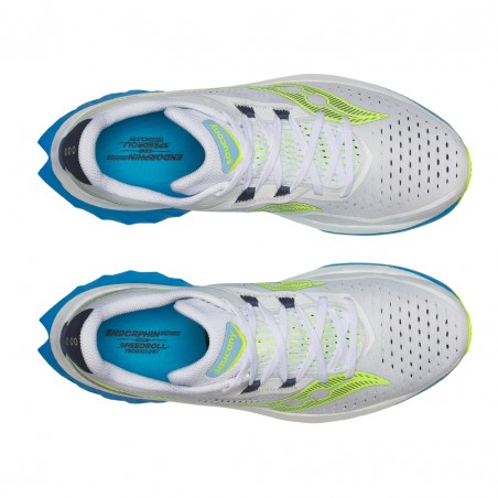 Buty Saucony Endorfin Speed 4 Biało-niebieskie