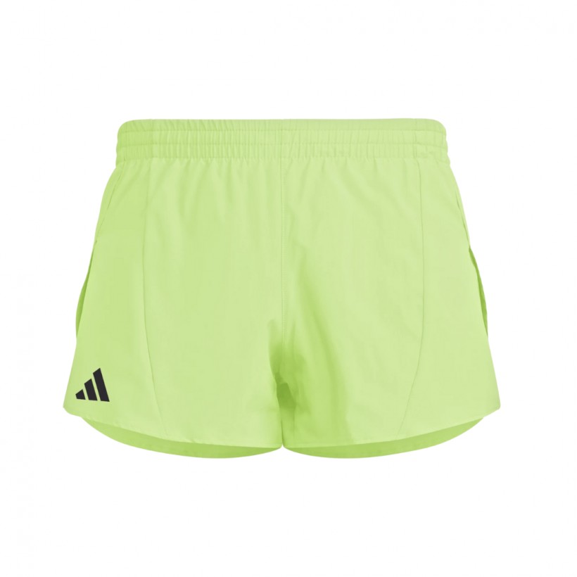 Short Adidas Adizero E Split Luclem jaune fluo