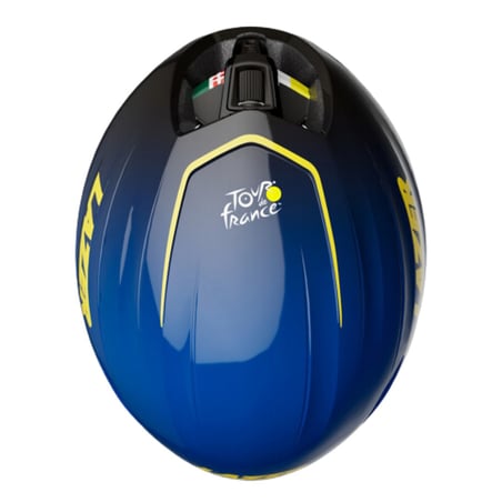 Casco Lazer Z1 KinetiCore + Aeroshell Blu Giallo