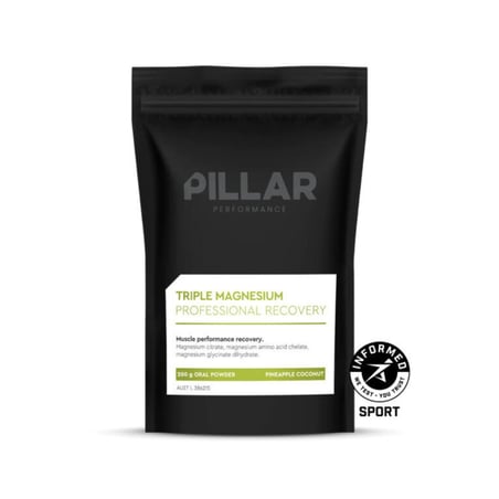 Pillar Performance Triple Magnesium Profissional Recuperação de Abacaxi e Coco 200g