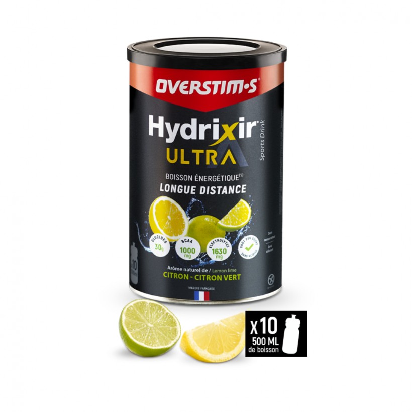 Overstims Hydrixir Napój energetyczny na duże odległości 400 g Cytryna Limonka