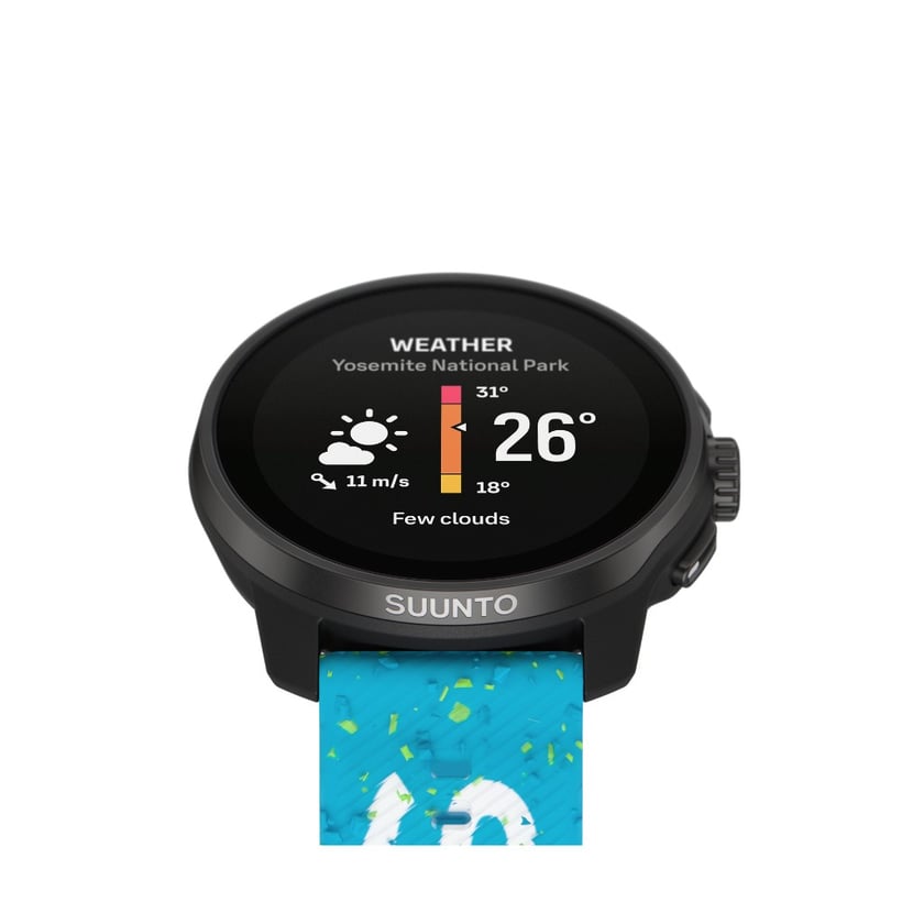 Niebiesko-zielony Zegarek Suunto Race S