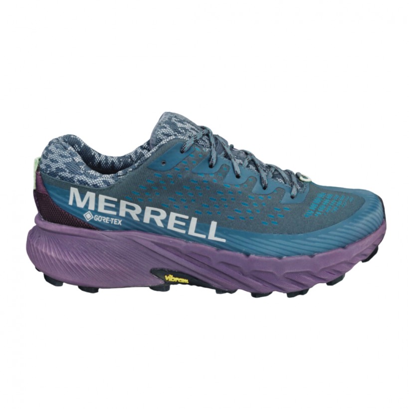 Merrell Agility Peak 5 GTX Schuhe Blau Lila 