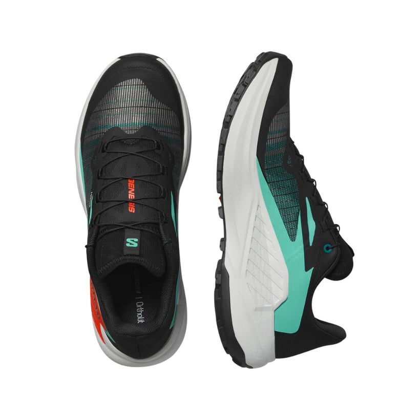 Salomon Genesis Shoes Black Green
