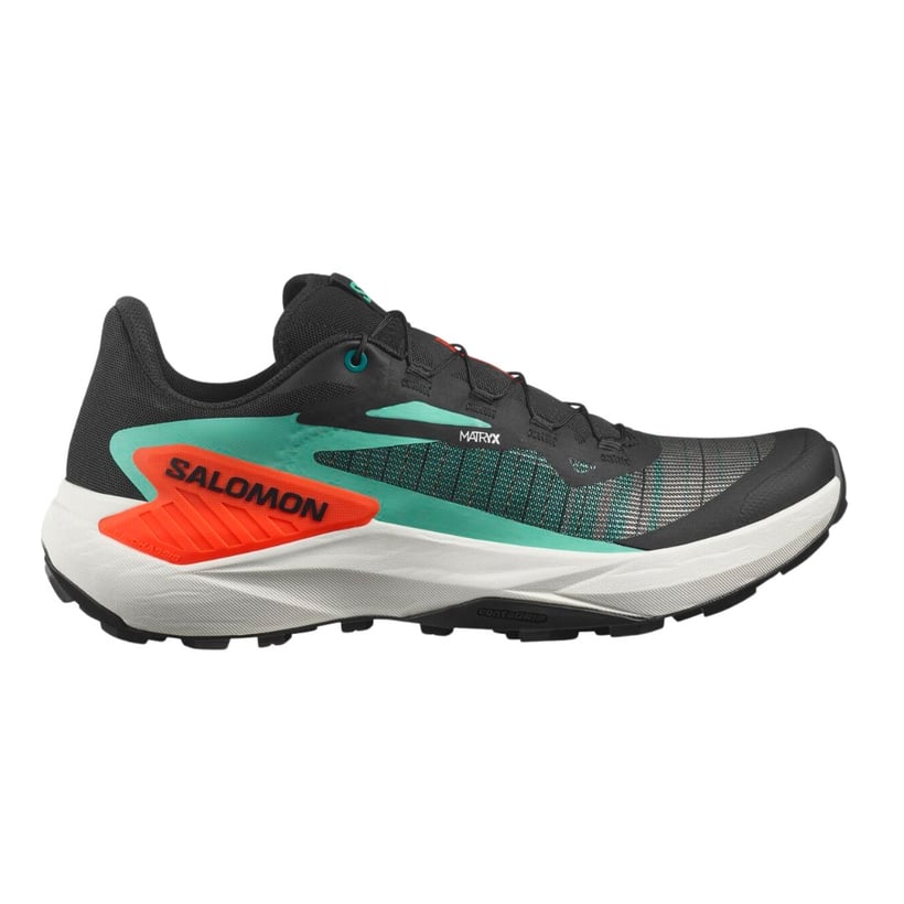 Salomon Genesis Zwart Groene Sneakers