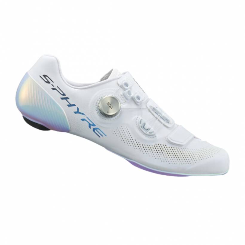 Sapatos brancos Shimano S-PHYRE RC903 PWR
