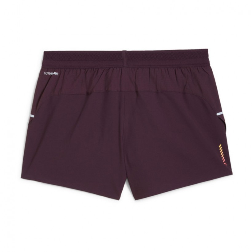 Puma Run Ultraweave Velocity Shorts Burgundy Women