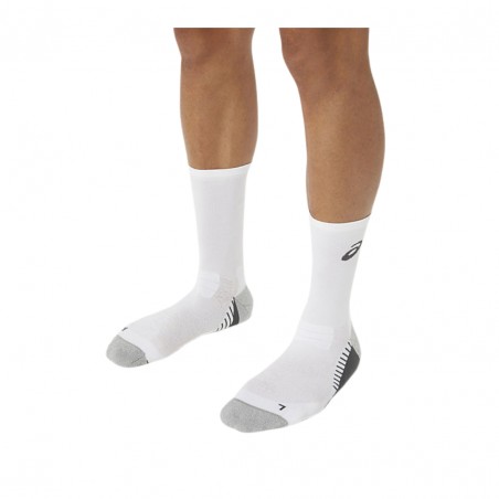 Asics Performance Run Crew Socks White Gray