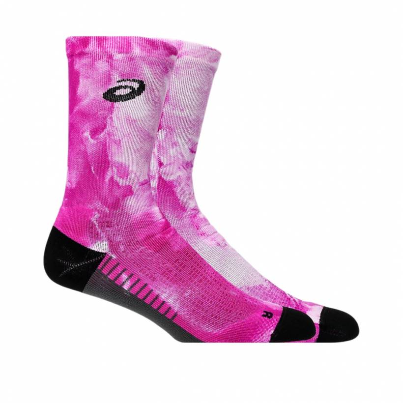 Calzini Asics Performance Run Crew rosa bianco