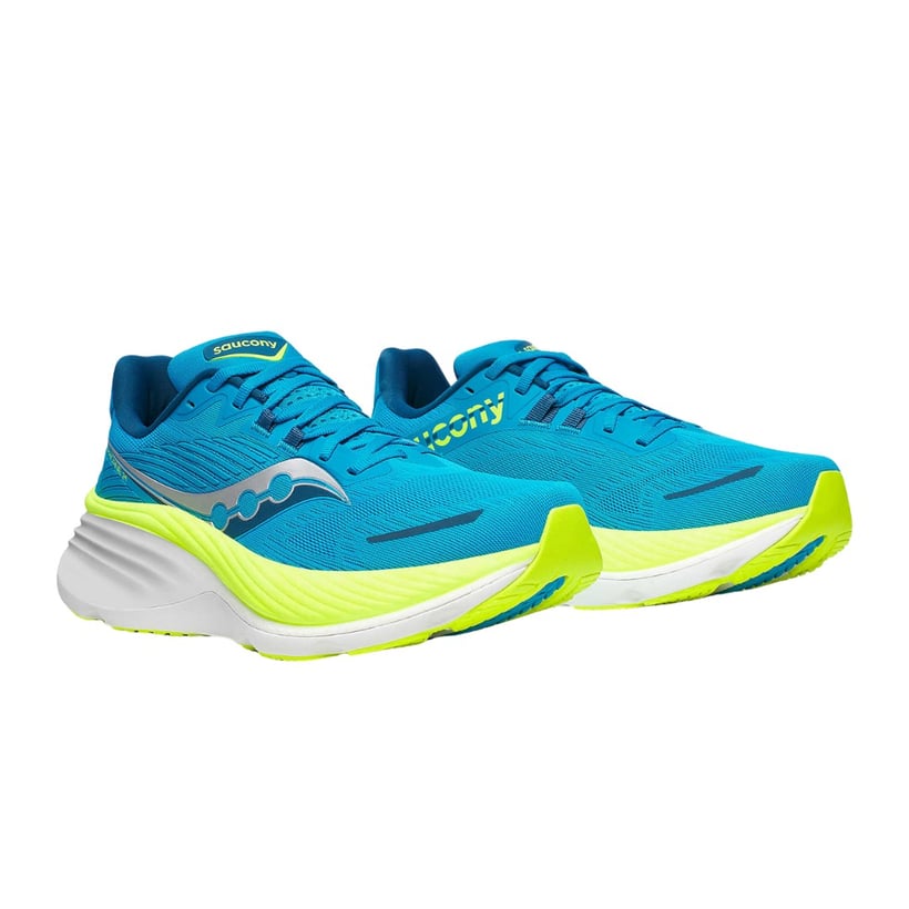 Chaussures Saucony Hurricane 24 Bleu Vert
