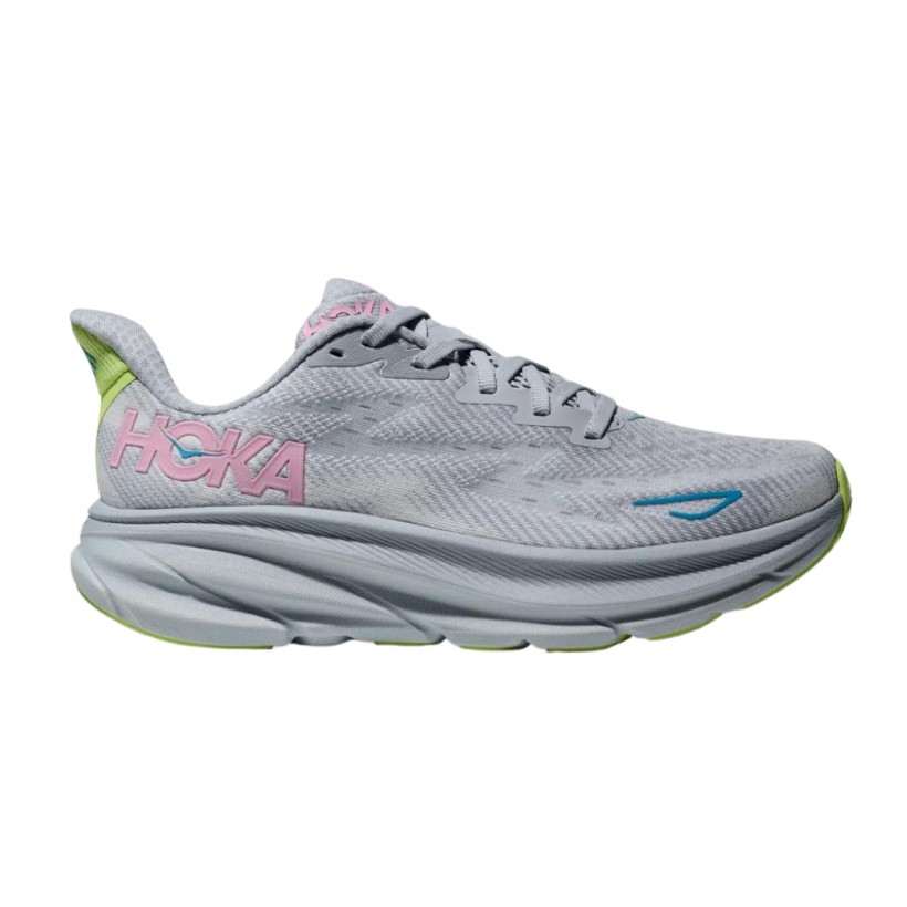 Hoka Clifton 9 White Pink  Women's Shoes