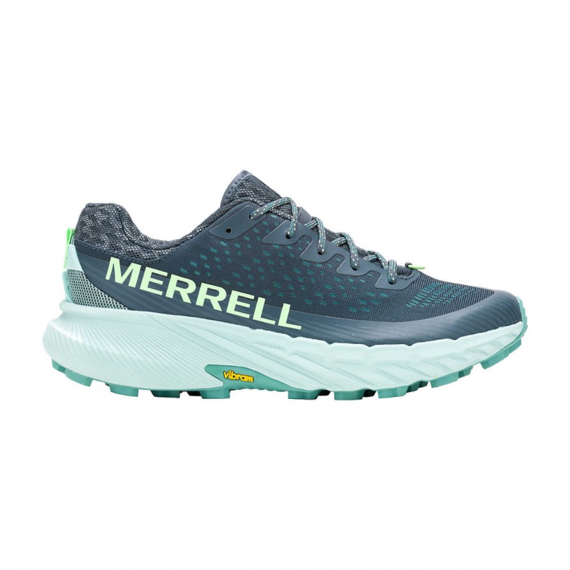 Merrell Agility Peak 5 Gray Green  Shoes