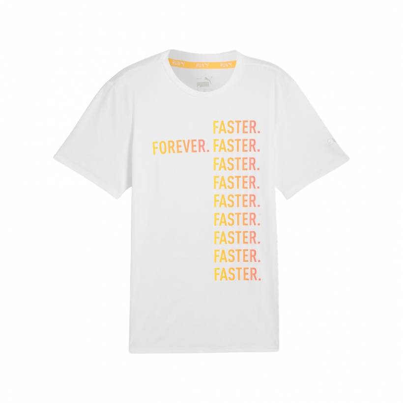 Biała koszulka z krótkim rękawem Puma Run Fav Forever Faster
