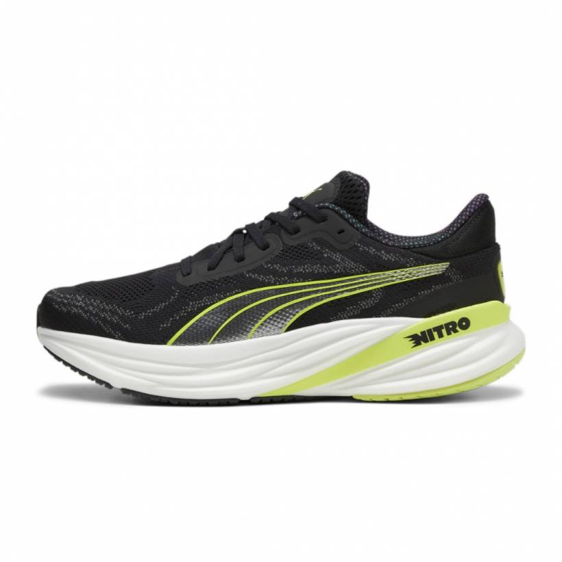 Puma Magnify Nitro 2 Zwart Groene Sneakers