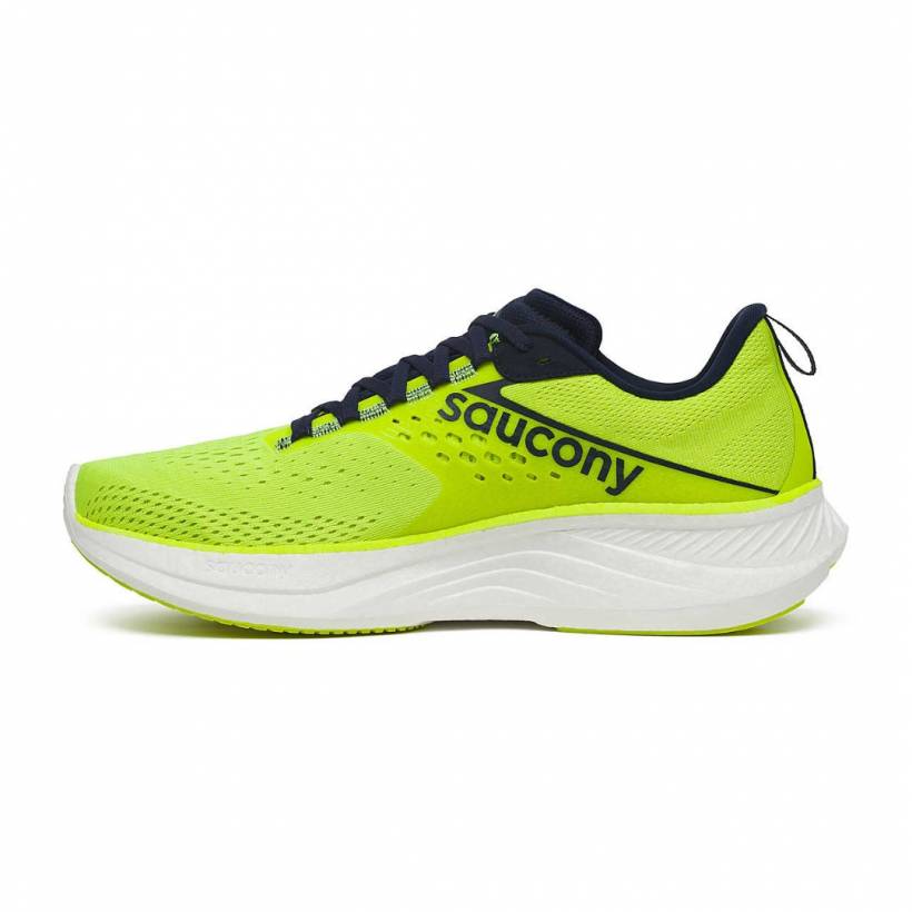 Scarpe Saucony Ride 17 Verde Bianco 