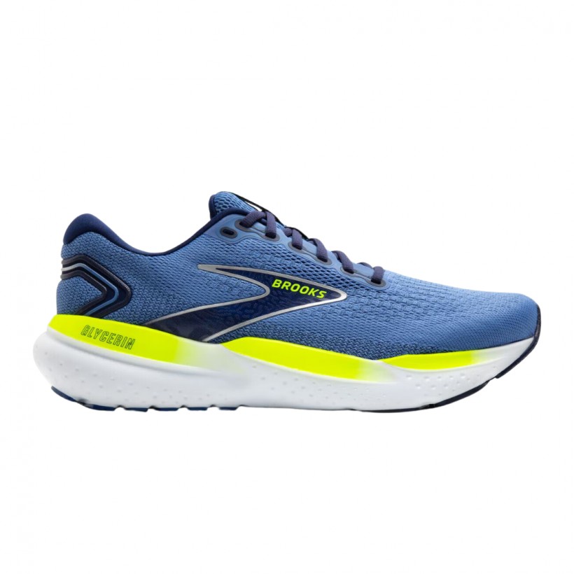 Zapatillas Brooks Glycerin 21 Azul Amarillo