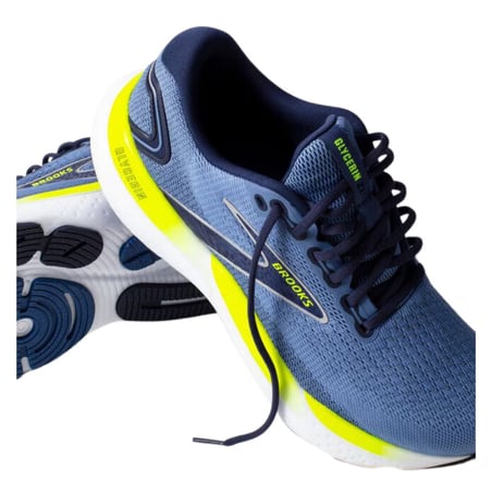 Brooks Glycerin 21 Blauw Gele Sneakers