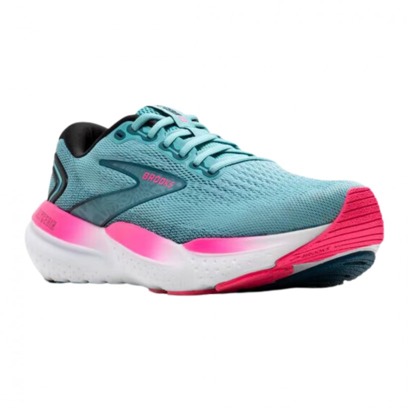 Zapatillas Brooks Glycerin 21 Azul Rosa  Mujer