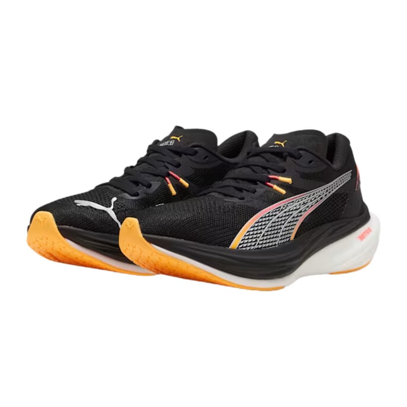 Buty Puma Deviate Nitro 3 Czarno-Pomarańczowe 