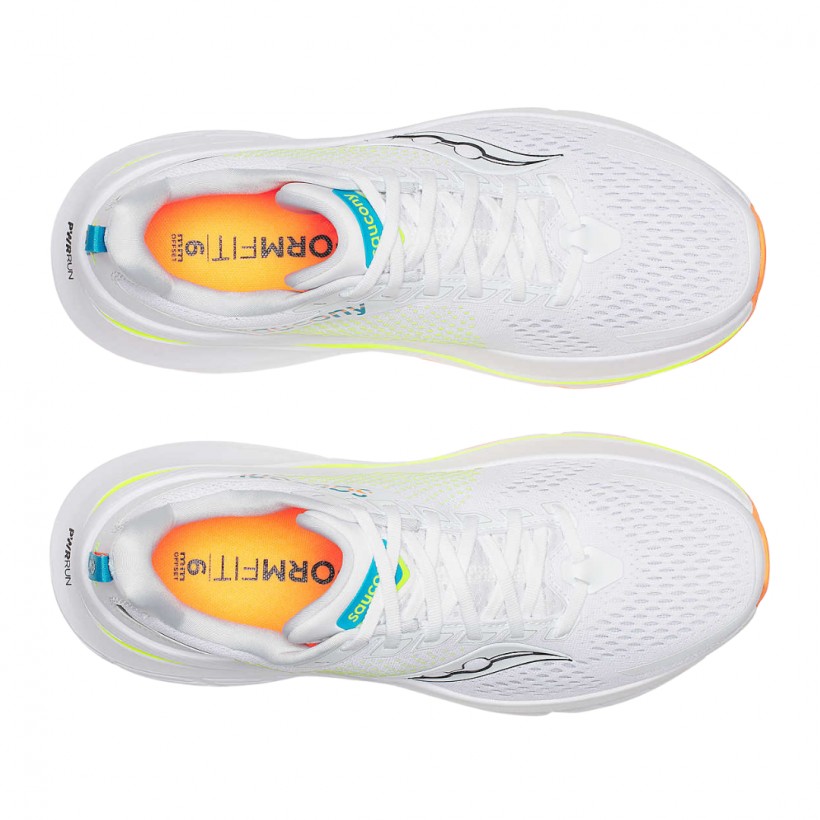 Shoes Saucony Guide 17 White Yellow