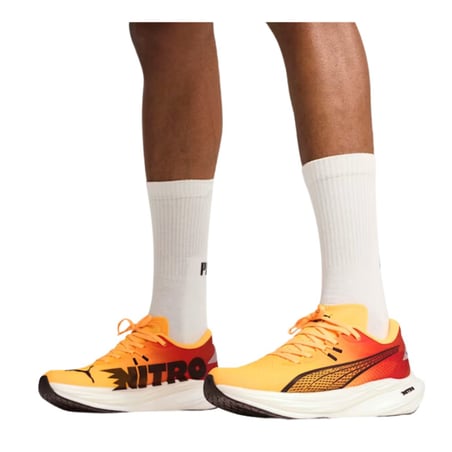 Zapatillas Puma Deviate Nitro 3 Naranja Rojo
