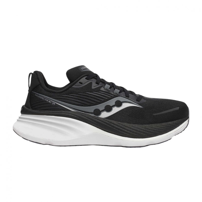 Baskets Saucony Hurricane 24 Noir Blanc 