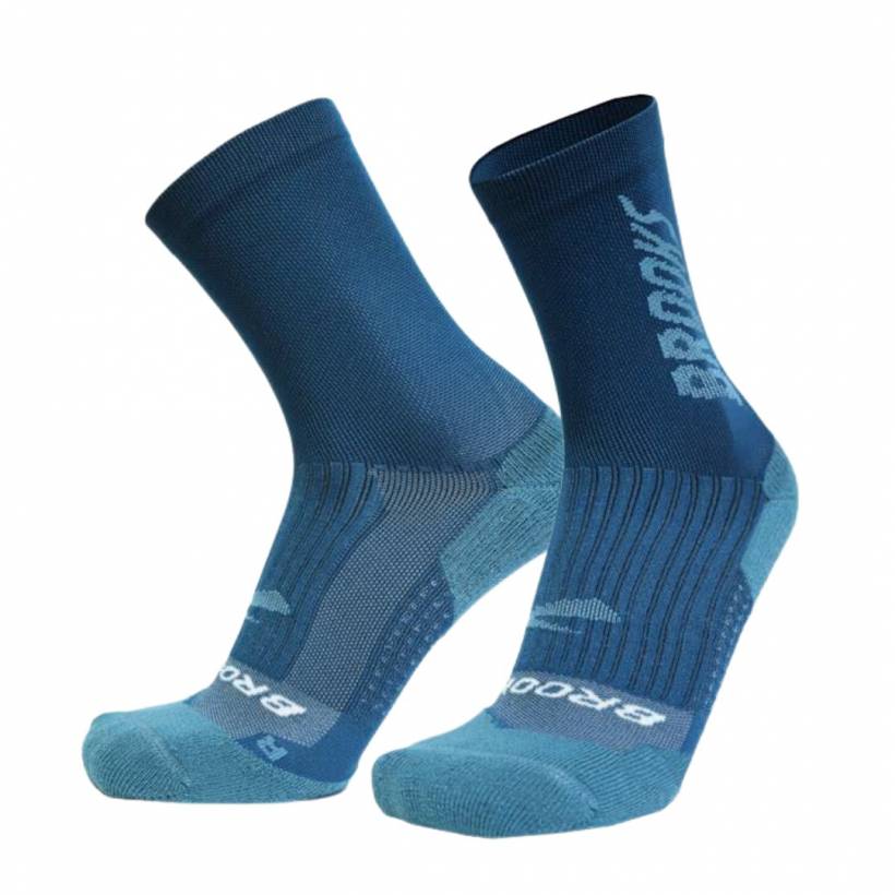Chaussettes Brooks Ghost Crew Bleu