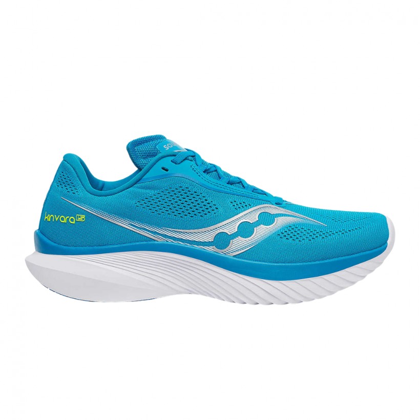 Chaussures Saucony Kinvara 15 Bleu Blanc 