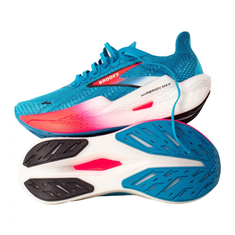Zapatillas Brooks Hyperion Max 2 Azul Rosa 