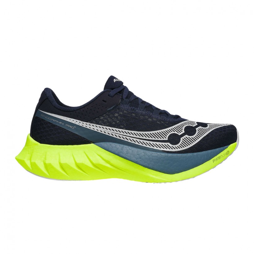 Saucony Endorphin Pro 4 Schuhe Marineblau Grün