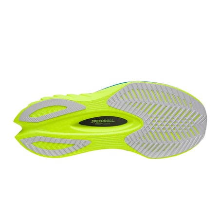 Saucony Endorphin Pro 4 marineblauwe groene damessneakers