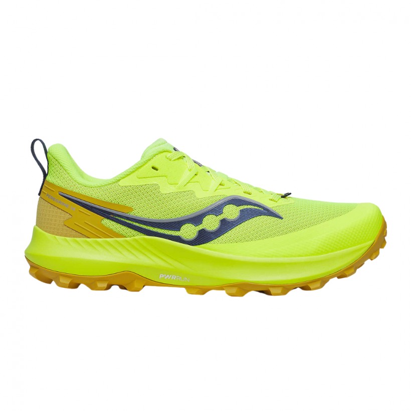 Sapatos Saucony Peregrine 14 Verde Marrom 